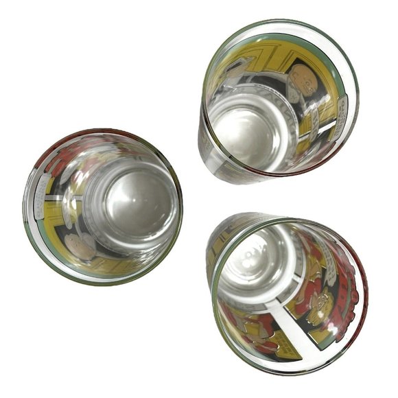 Vintage 1970s "The Sunday Funnies" Set of 3 Glass Tumbler Little Orphan Annie - Picture 7 of 8